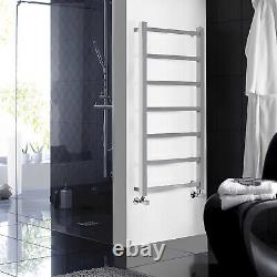 Hudson Reed Eton Heated Towel Rail 1200mm H x 450mm W Chrome