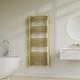Lebtar Towel Rail M 120cm X 50cm Brushed Gold Heated Towel Warmer