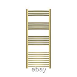 LEBTAR Towel Rail M 120cm x 50cm Brushed Gold Heated Towel Warmer