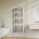 Lebtar Towel Rail M 120cm X 50cm Chrome Heated Towel Warmer Stainless Steel