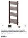 Manilla Heated Towel Rail Brand New Never Been Used Still In Original Packaging