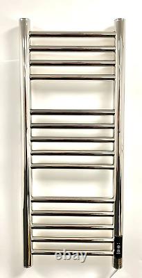 Manissa Siena Stainless Steel Electric Heated Towel Rail 300mm W x 720mm H Towel