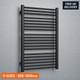 Matt Black Heated Towel Rail Ladder Radiator Bathroom Wall Mounted 11 Sizes