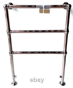 Milano Traditional Heated Towel Rail Oil Rubbed Bronze 966 x 673mm 086806