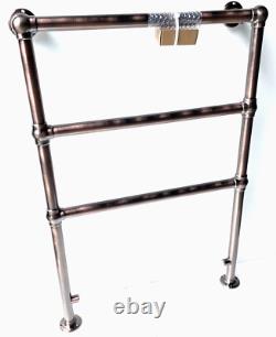 Milano Traditional Heated Towel Rail Oil Rubbed Bronze 966 x 673mm 086806