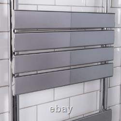 Minimalist Bathroom Flat Panel Heated Towel Rail Radiator Rad 1600x600mm Chrome