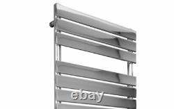 Minimalist Bathroom Flat Panel Heated Towel Rail Radiator Rad 1600x600mm Chrome