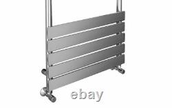 Minimalist Bathroom Flat Panel Heated Towel Rail Radiator Rad 1600x600mm Chrome