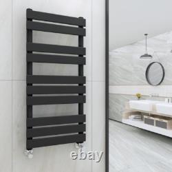 Minimalist Bathroom Flat Panel Heated Towel Rail Radiator Sand Grey 1000x450mm