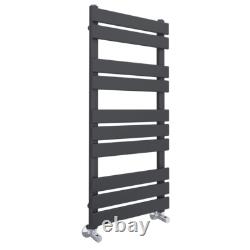 Minimalist Bathroom Flat Panel Heated Towel Rail Radiator Sand Grey 1000x450mm