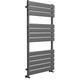 Modern Anthracite Flat Panel Heated Towel Radiator Bathroom Designer Wall Rail
