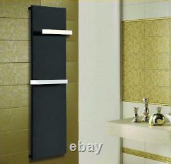 Modern Designer Flat Panel Heated Towel Rail Radiator Bathroom Warmer Anthracite