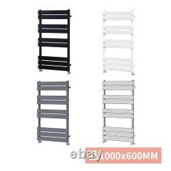 Modern Flat Panel Heated Towel Rail Ladder Warmer Bathroom Designer Radiator Rad