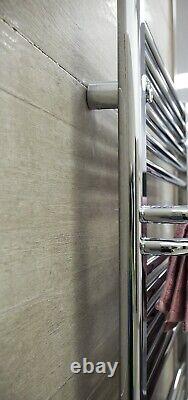 Modern Ugo Chrome Heated Towel Rail Designer Bathroom Radiator 1400 x 550mm