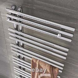 Modern Ugo Chrome Heated Towel Rail Designer Bathroom Radiator 1600 x 500mm