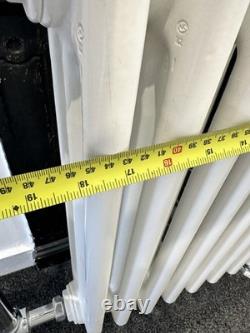 New HERITAGE CLIFTON Victorian Heated Towel Rail Chrome White Radiator RRP £749