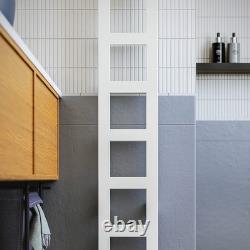 OVERSTOCK Heated Towel Rail TERMA EASY, Matt White, 906h x 200w (mm)