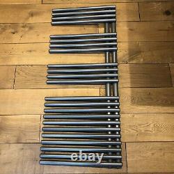 Omnia Designer Radiator Heated Towel Rail Anthracite left hand