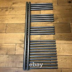 Omnia Designer Radiator Heated Towel Rail Anthracite left hand