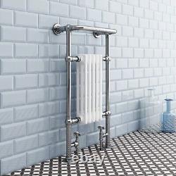 Oxford White Traditional Heated Towel Rail Radiator