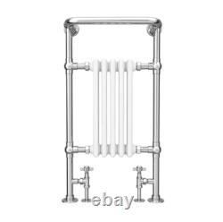 Oxford White Traditional Heated Towel Rail Radiator