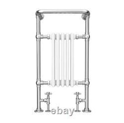 Oxford White Traditional Heated Towel Rail Radiator