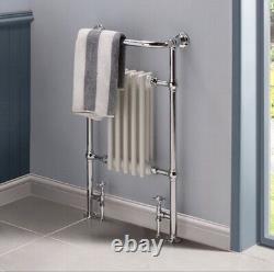 Oxford White Traditional Heated Towel Rail Radiator