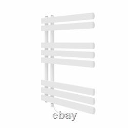 Prefilled Electric Heated Towel Rail D-shape Radiator Ladder Warmer Heating Rads