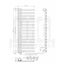 Prefilled Electric Heated Towel Rail Designer Radiator Ladder Warmer Rads