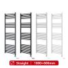 Prefilled Thermostatic Electric Heated Towel Rail Rads Radiator Straight Curved
