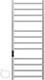 Premium Stainless Steel Electric Heated Towel Rail Chrome With Timer 1200 X 500
