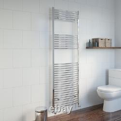 RadiLux Curved Heated Towel Rail Chrome 1800 x 600mm