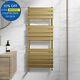 Radilux Flat Panel Heated Towel Rail Brushed Brass 1200 X 500mm