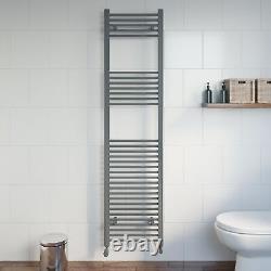 RadiLux Heated Towel Rail Anthracite 1800 x 450mm Flat