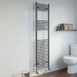 RadiLux Heated Towel Rail Anthracite 1800 x 450mm Flat