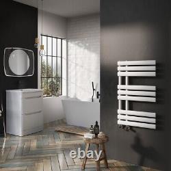 Regal Bathroom Heated Towel Warmer Rail Vertical Radiator 820 x 500 White