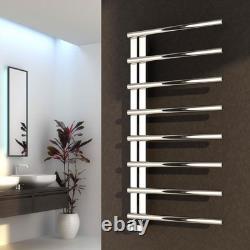 Reina Celico Designer Heated Towel Rail 1000mm x 500mm Polished Stainless Steel