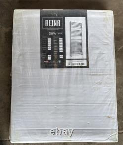 Reina Diva 600mmW x 800mm H Flat Heated Towel Rail