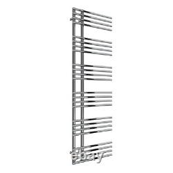 Reina Elisa Designer Heated Towel Rail 1550mm H x 500mm W Chrome