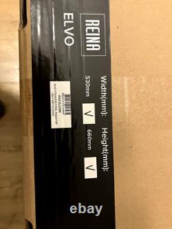 Reina Elvo heated towel rail radiator stainless steel brand new in box