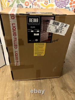 Reina Elvo heated towel rail radiator stainless steel brand new in box