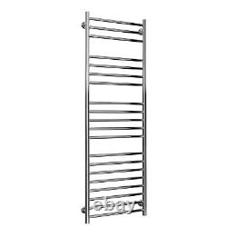 Reina Luna Straight Heated Towel Rail 1500mm H x 500mm W Stainless Steel