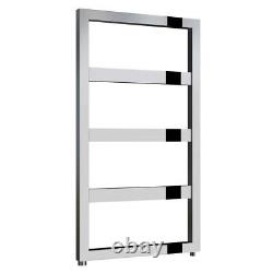 Reina Rezzo Designer Heated Towel Rail 740mm H x 450mm W Chrome