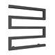 Reina Serpe Designer Heated Towel Rail 510mm H X 500mm W Anthracite