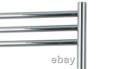 Riga Stainless Steel Electric Heated Towel Rail Wall-Mounted Bathroom Radiator
