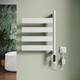 Rotatable Design Electric Towel Rail Radiator Bathroom Heated Thermostat Timer