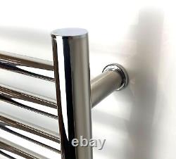 Siena 500w x 720h Stainless Steel Electric Heated Towel Rail Mirror