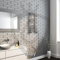 Stainless Steel Towel Ladder Rail Radiator Heated Bathroom Warmer 350mm x 800mm