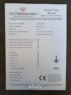 Sterlingham Light Bronze TURA Electric Heated Radiator Rail Towel Bar NEW