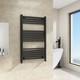Straight Designer Flat Panel Heated Towel Rail Ladder Warmer With Radiator Valve